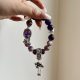 Natural amethyst bracelet lucky beads purple lithium mica crystal bracelet
